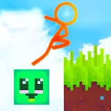 Stickman Parkour 2 - Lucky Block
